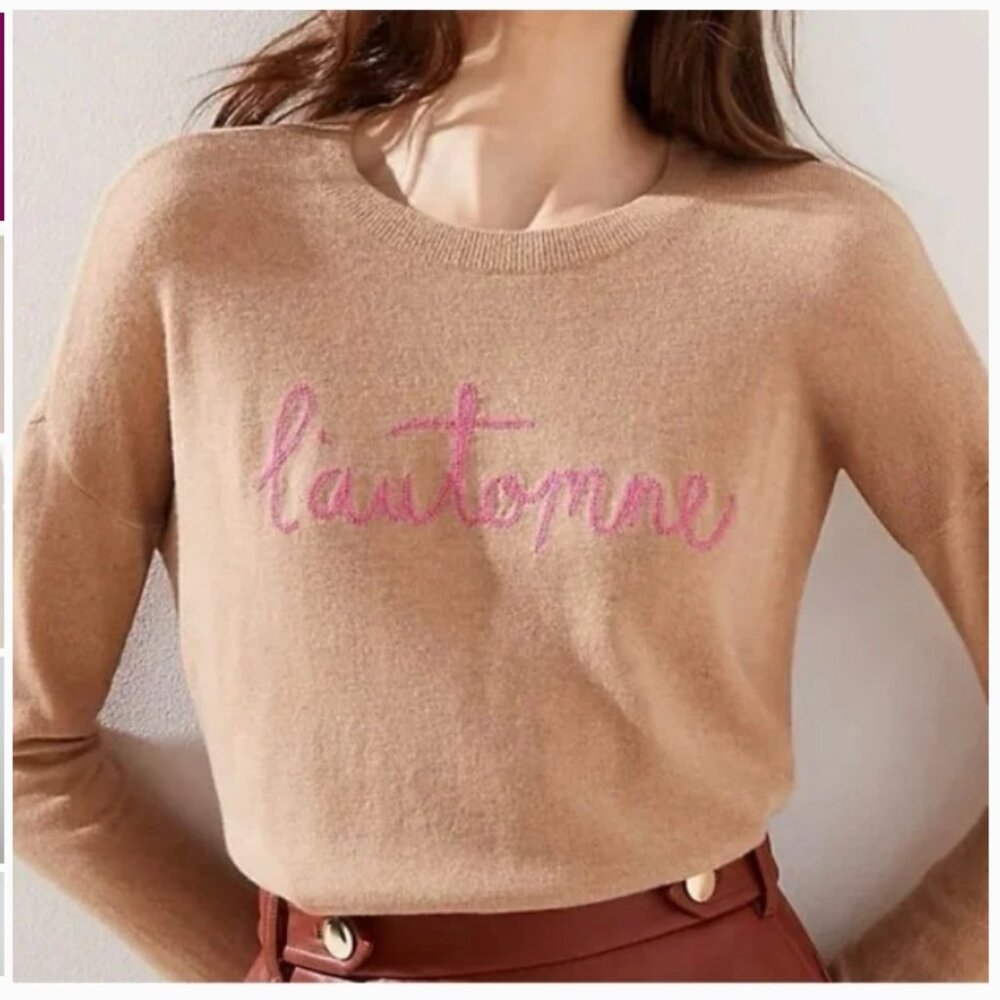 Loft L'Automne Soft French Autumn Pullover Comfy Sweater